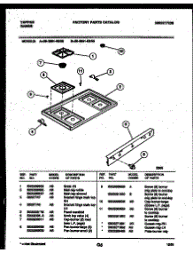 03 - Cooktop Parts parts for Frigidaire Range 30-3851-23-02 from AppliancePartsPros.com