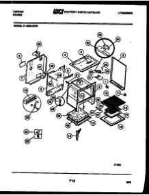03 - Door Parts parts for Frigidaire Range 30-3858-23-05 from AppliancePartsPros.com