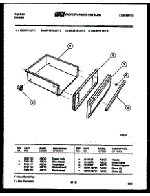 07 - Drawer Parts parts for Frigidaire Range 30-3978-00-01 from AppliancePartsPros.com