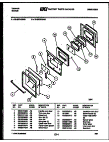 04 - Door Parts parts for Frigidaire Range 30-3979-00-04 from AppliancePartsPros.com