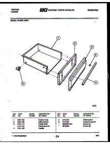 05 - Drawer Parts parts for Frigidaire Range 30-3981-00-01 from AppliancePartsPros.com