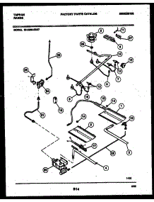 06 - Burner, Manifold And Gas Control parts for Frigidaire Range 30-3989-23-07 from AppliancePartsPros.com