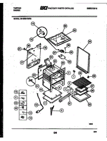 07 - Body Parts parts for Frigidaire Range 30-3860-00-03 from AppliancePartsPros.com