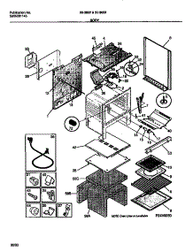 04 - Body parts for Frigidaire Range 30-3863-23-02 from AppliancePartsPros.com