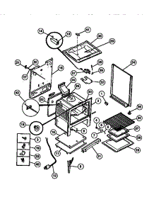 07 - Body Parts parts for Frigidaire Range 30-3989-00-02 from AppliancePartsPros.com
