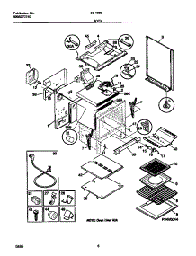 04 - Body parts for Frigidaire Range 30-4382-23-05 from AppliancePartsPros.com
