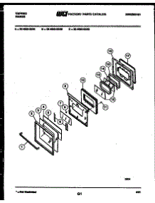 06 - Door Parts parts for Frigidaire Range 30-4980-23-02 from AppliancePartsPros.com