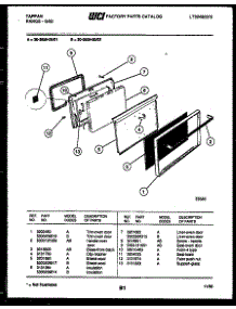 05 - Door Parts parts for Frigidaire Range 30-3859-00-02 from AppliancePartsPros.com