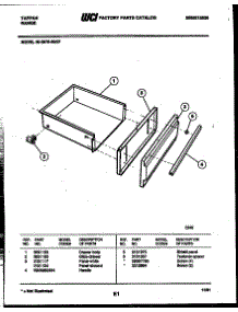 07 - Drawer Parts parts for Frigidaire Range 30-3979-00-07 from AppliancePartsPros.com