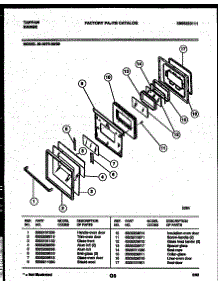 04 - Door Parts parts for Frigidaire Range 30-3979-00-08 from AppliancePartsPros.com