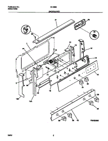 02 - Backguard parts for Frigidaire Range 30-3982-00-06 from AppliancePartsPros.com