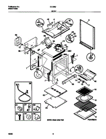 04 - Body parts for Frigidaire Range 30-3982-00-06 from AppliancePartsPros.com
