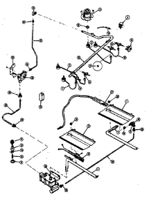 Burner Section parts for Tappan Range 30-3988-01 from AppliancePartsPros.com