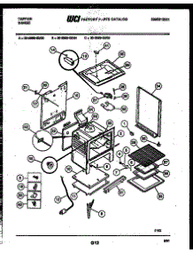 07 - Body Parts parts for Frigidaire Range 30-3989-00-05 from AppliancePartsPros.com