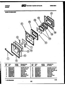 04 - Door Parts parts for Frigidaire Range 30-3989-00-06 from AppliancePartsPros.com