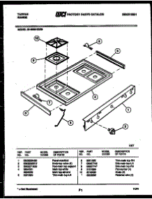 03 - Cooktop Parts parts for Frigidaire Range 30-3989-23-06 from AppliancePartsPros.com