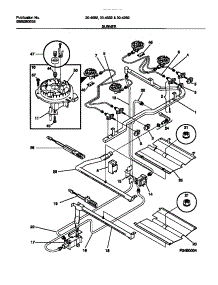 04 - Burner parts for Frigidaire Range 30-4952-00-04 from AppliancePartsPros.com