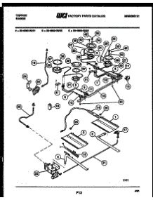 05 - Burner, Manifold And Gas Control parts for Frigidaire Range 30-4980-00-02 from AppliancePartsPros.com