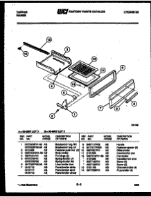 05 - Broiler Drawer Parts parts for Frigidaire Range 30-6537-66-03 from AppliancePartsPros.com