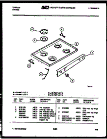 04 - Cooktop Parts parts for Frigidaire Range 30-7987-66-03 from AppliancePartsPros.com
