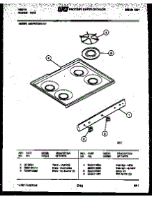 03 - Cooktop Parts parts for Frigidaire Range 30DPMDWGN1 from AppliancePartsPros.com
