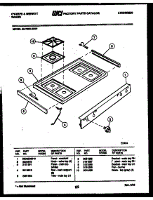 03 - Cooktop Parts parts for Frigidaire Range 30-7989-00-01 from AppliancePartsPros.com