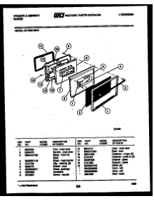 07 - Door Parts parts for Frigidaire Range 30-7989-00-01 from AppliancePartsPros.com