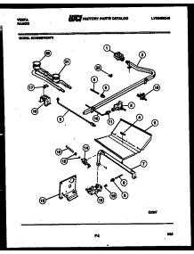 04 - Burner, Manifold And Gas Control parts for Frigidaire Range 30DGMBWDN0 from AppliancePartsPros.com