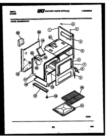 05 - Body Parts parts for Frigidaire Range 30DGMBWDN0 from AppliancePartsPros.com