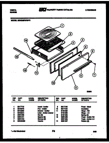 06 - Broiler Drawer Parts parts for Frigidaire Range 30DGMBWDN0 from AppliancePartsPros.com
