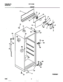 03 - Cabinet parts for Frigidaire Refrigerator WRT13CGBD3 from AppliancePartsPros.com