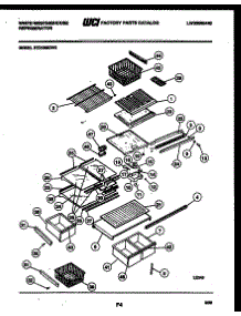 04 - Shelves And Supports parts for Frigidaire Refrigerator RT219MCF2 from AppliancePartsPros.com