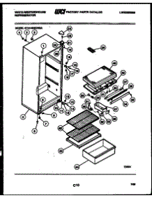 03 - Cabinet Parts parts for Frigidaire Refrigerator RTG140GCW2A from AppliancePartsPros.com