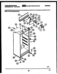 03 - Cabinet Parts parts for Frigidaire Refrigerator RTG15VGCF2B from AppliancePartsPros.com