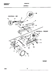 06 - Controls parts for Frigidaire Refrigerator WRS20PRCD1 from AppliancePartsPros.com