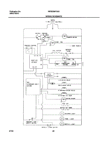20 - Wiring Schematic parts for White Westinghouse Refrigerator WRS23MF5AS4 from AppliancePartsPros.com