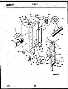 04 - Cabinet Parts parts for Frigidaire Refrigerator WRS22PRAD0 from AppliancePartsPros.com
