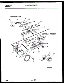 07 - Refrigerator Control Assembly, Damp parts for Frigidaire Refrigerator WRS22PRBW0 from AppliancePartsPros.com