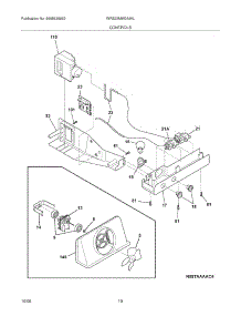 11 - Controls parts for White Westinghouse Refrigerator WRS23MW3AWL from AppliancePartsPros.com