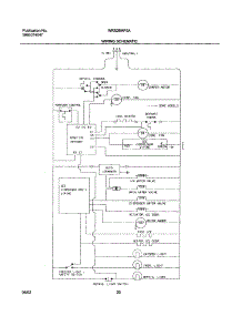 20 - Wiring Schematic parts for White Westinghouse Refrigerator WRS26MF5AQ3 from AppliancePartsPros.com