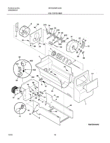 17 - Ice Container parts for White Westinghouse Refrigerator WRS26MF5AS8 from AppliancePartsPros.com