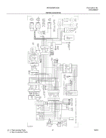21 - Wiring Diagram parts for White Westinghouse Refrigerator WRS26MF5AS8 from AppliancePartsPros.com
