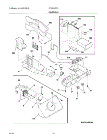 11 - Controls parts for White Westinghouse Refrigerator WRS26MF5ASF from AppliancePartsPros.com