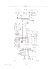 23 - Wiring Diagram parts for White Westinghouse Refrigerator WRS26MF5AWE from AppliancePartsPros.com