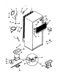 05 - Cooling System parts for Frigidaire Refrigerator PRT154MCD5 from AppliancePartsPros.com