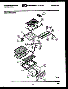 04 - Shelves And Supports parts for Frigidaire Refrigerator PRT154MCV0 from AppliancePartsPros.com