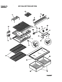 04 - Shelves, Controls, Divider, Mullion parts for Frigidaire Refrigerator WRT17DGCY1 from AppliancePartsPros.com