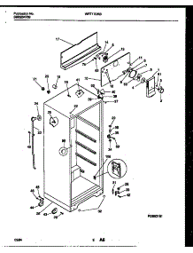 04 - Cabinet Parts parts for Frigidaire Refrigerator WRT17DRBW1 from AppliancePartsPros.com