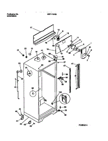 03 - Cabinet W / Fan Assembly parts for Frigidaire Refrigerator WRT17NRBW2 from AppliancePartsPros.com