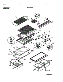 04 - Shelves, Controls, Divider, Mullion parts for Frigidaire Refrigerator WRT17NRBW2 from AppliancePartsPros.com
